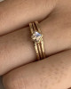 PRINCESS CUT MOONSTONE STACKER