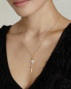 LISABETH NECKLACE - MOONSTONE MIX