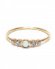 OPAL CZ STACKING RING