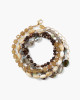 KEYES NAKED WRAP BRACELET - NATURAL MIX