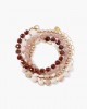 KEYES NAKED WRAP BRACELET - PINK MIX