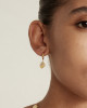 MOTHER OF PEARL CLOVER EARRINGS