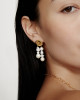HARMONY EARRINGS WHITE PEARL MIX