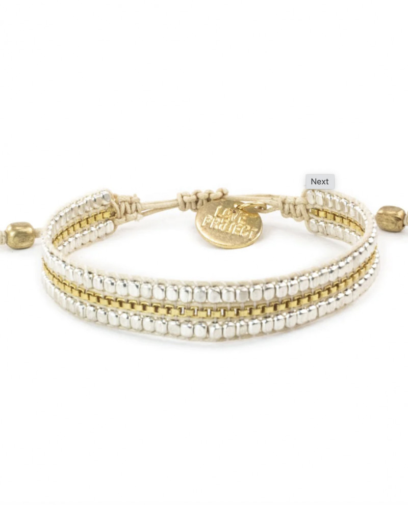 Lisa Hoskin Jewellery SILVER LIGHT DIWALI BRACELET